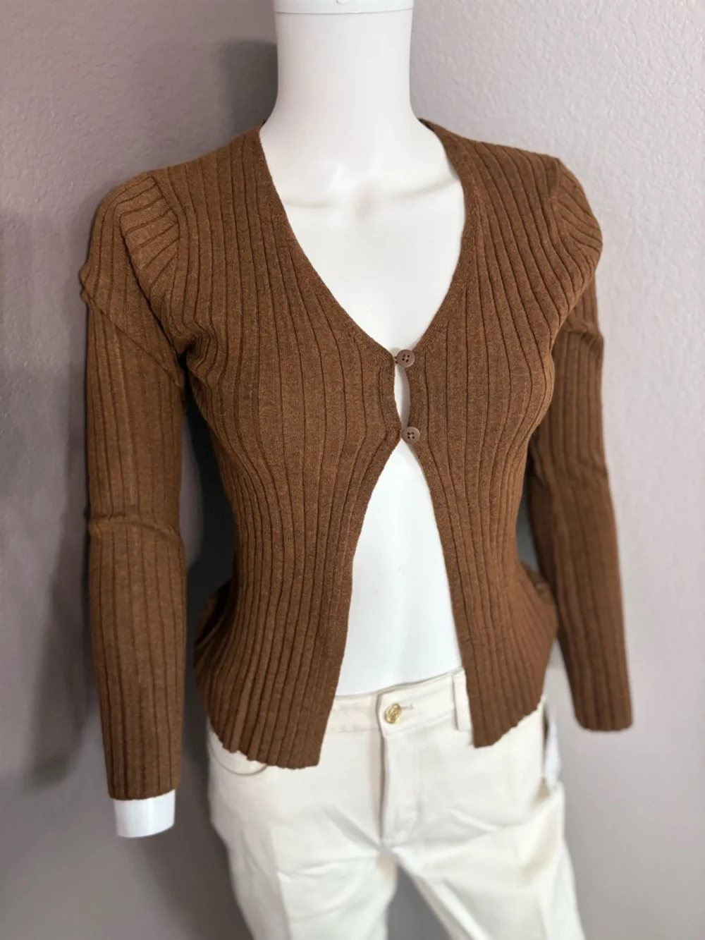 Zara slim ribbed